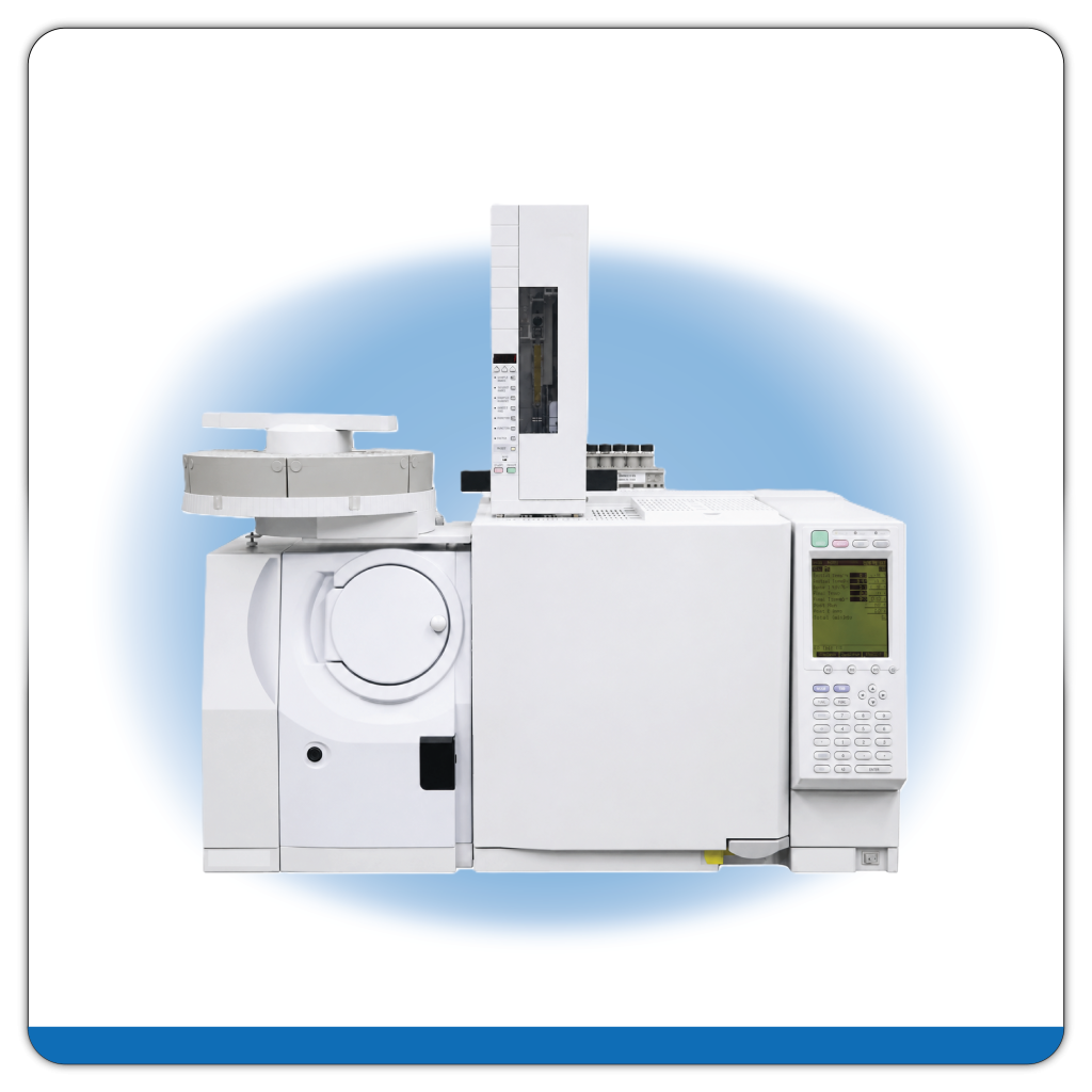 GCMS gas chromatography mass spectrometry system for material analysis